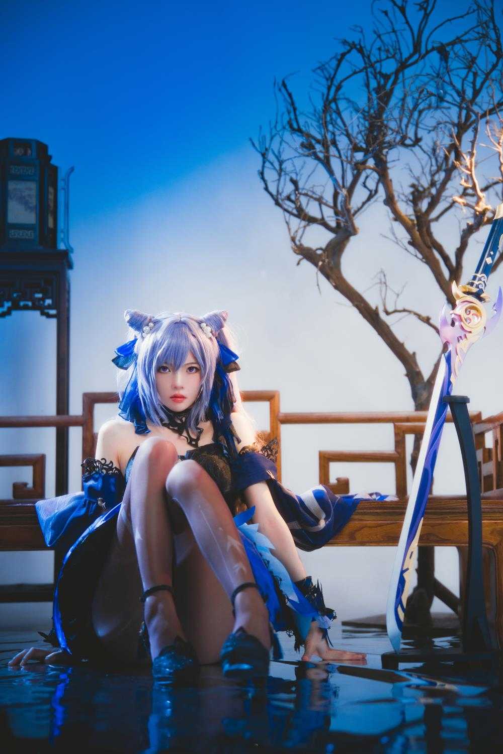 桜桃喵 刻晴 [29P/417M]（）3