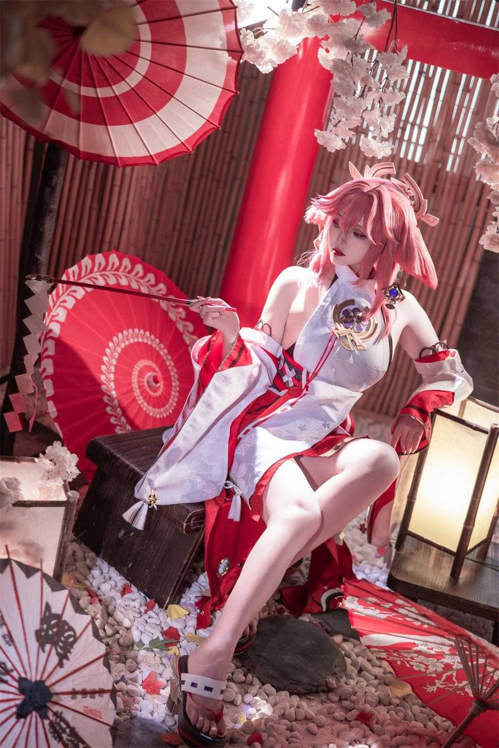 Natsuko夏夏子 八重神子 [91P/618M](1